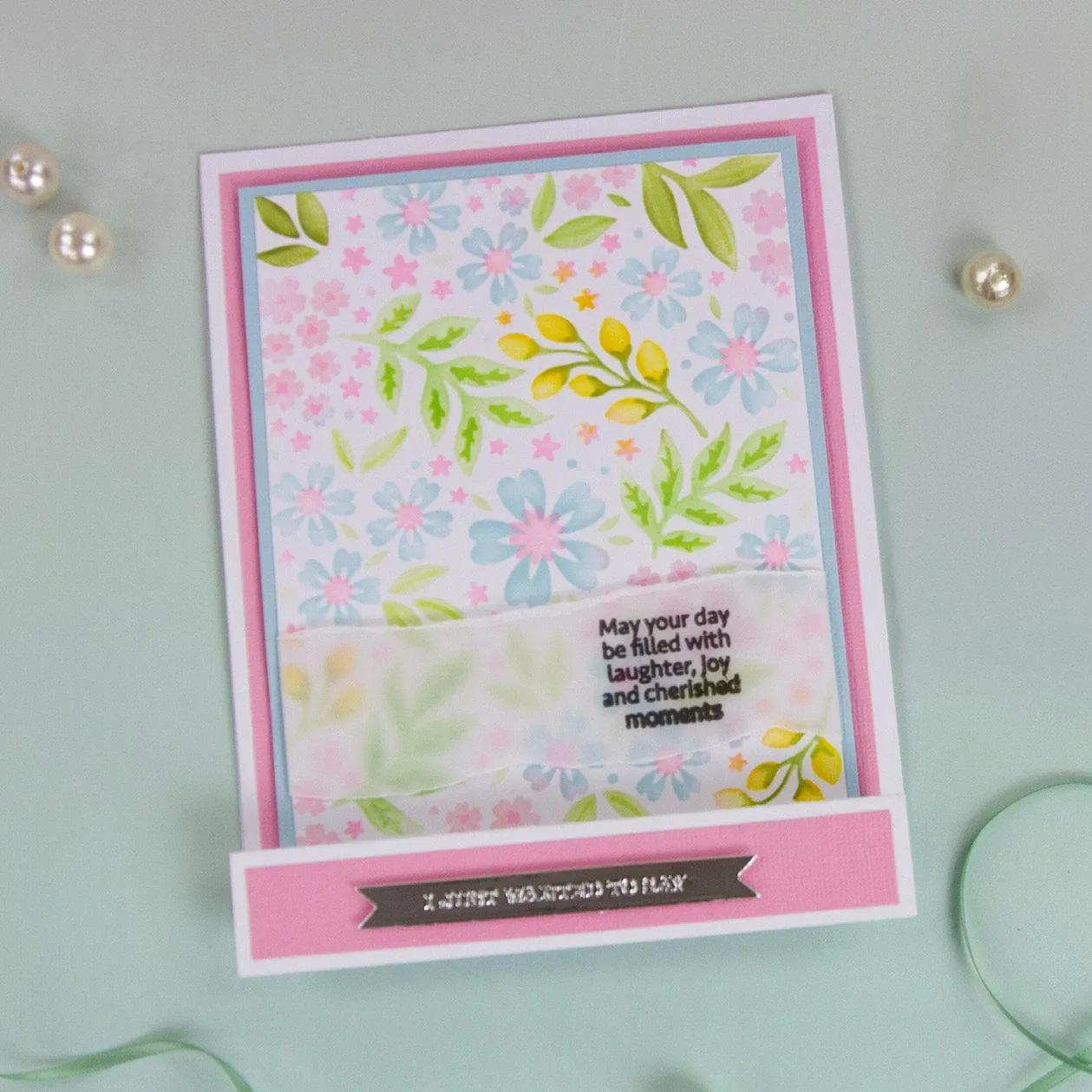 Fancy Floral Layering Die & Stencil Set - 5450e