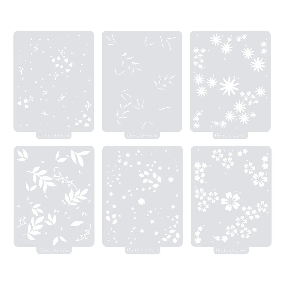 Fancy Floral Layering Die & Stencil Set - 5450e