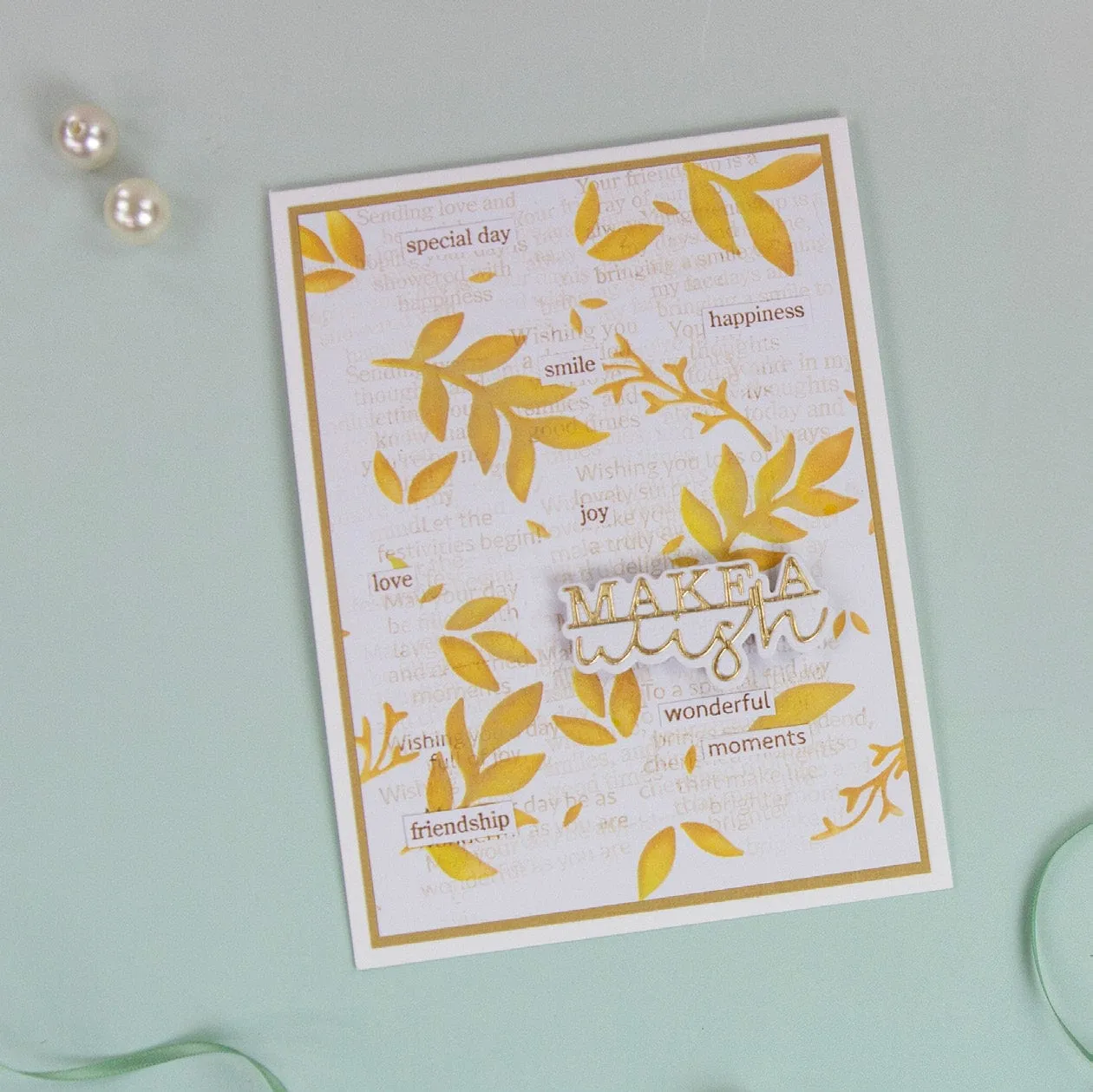 Fancy Floral Layering Die & Stencil Set - 5450e