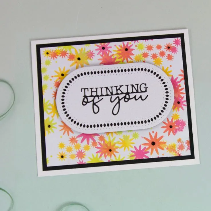 Fancy Floral Layering Die & Stencil Set - 5450e