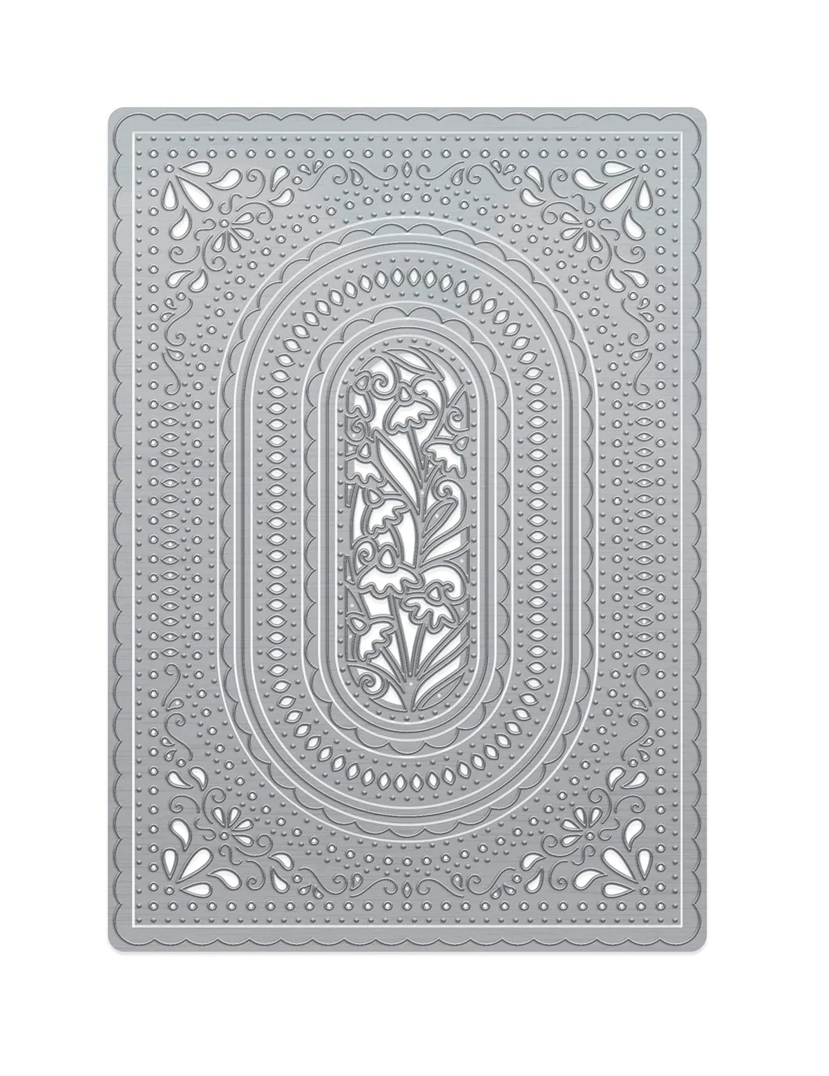 Fancy Floral Layering Die & Stencil Set - 5450e