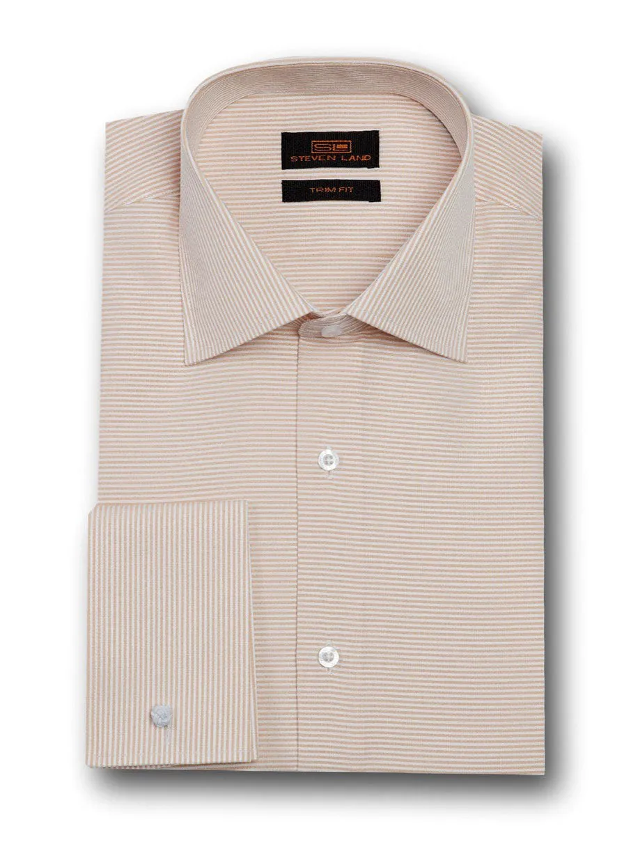 Fashion Stripes Dress Shirt | Sand