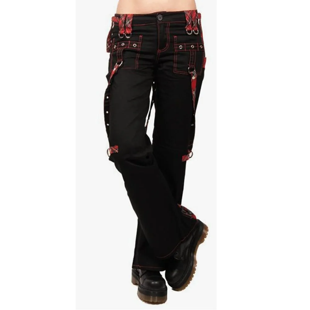 FashionSierra - Ladies Cargo Pants High Waist Black Streetwear Vintage Punk Goth Pants Women Summer Pants Casual Long Trousers joggers