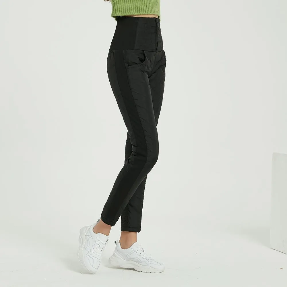 FashionSierra - Women's Warm High Waist Long Pants