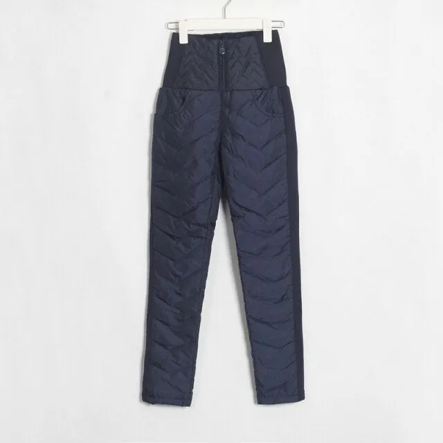 FashionSierra - Women's Warm High Waist Long Pants