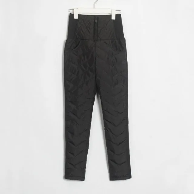 FashionSierra - Women's Warm High Waist Long Pants