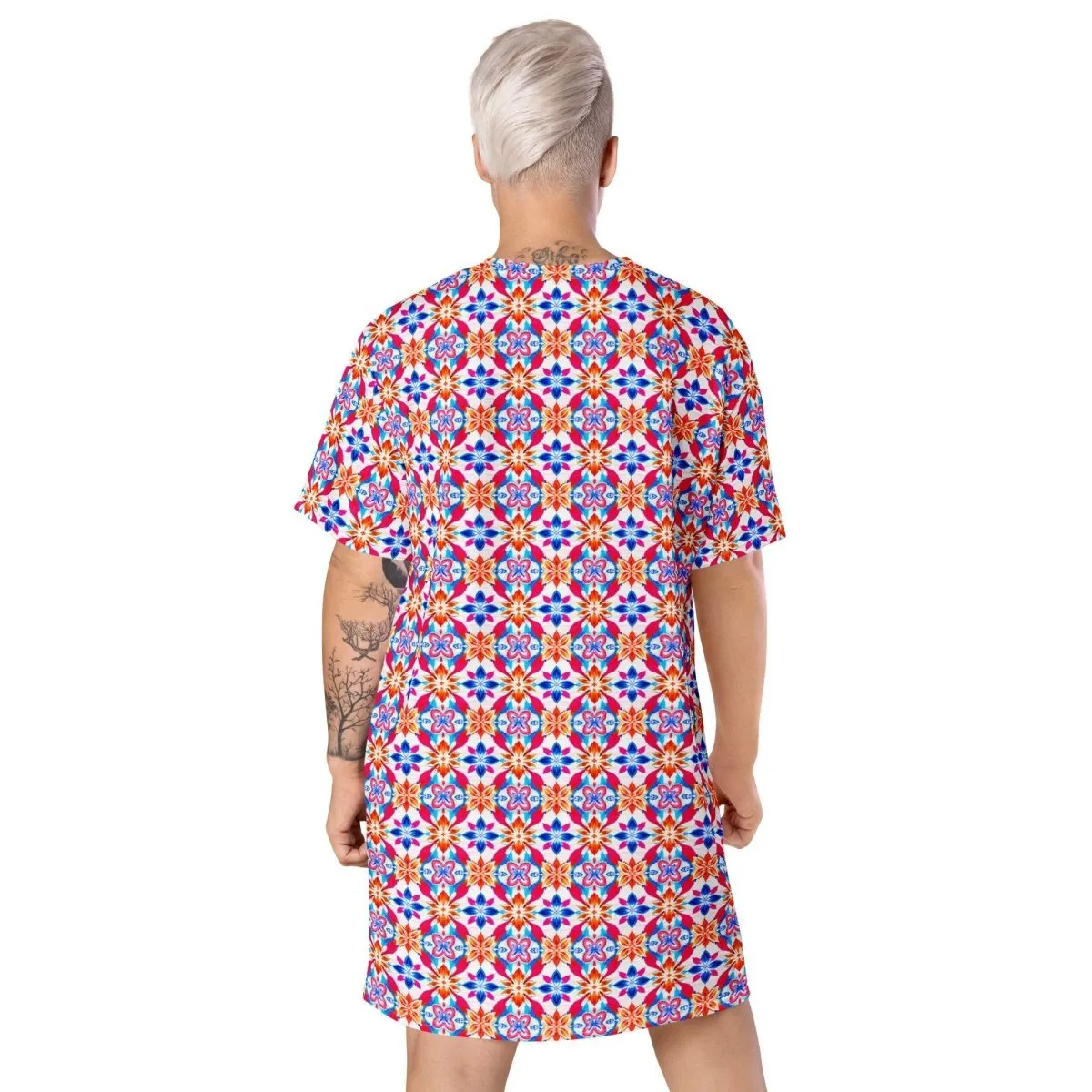 Fiesta Mosaic T-Shirt Dress