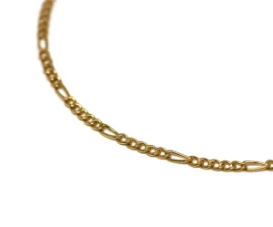 Figaro Gold Chain Bracelet