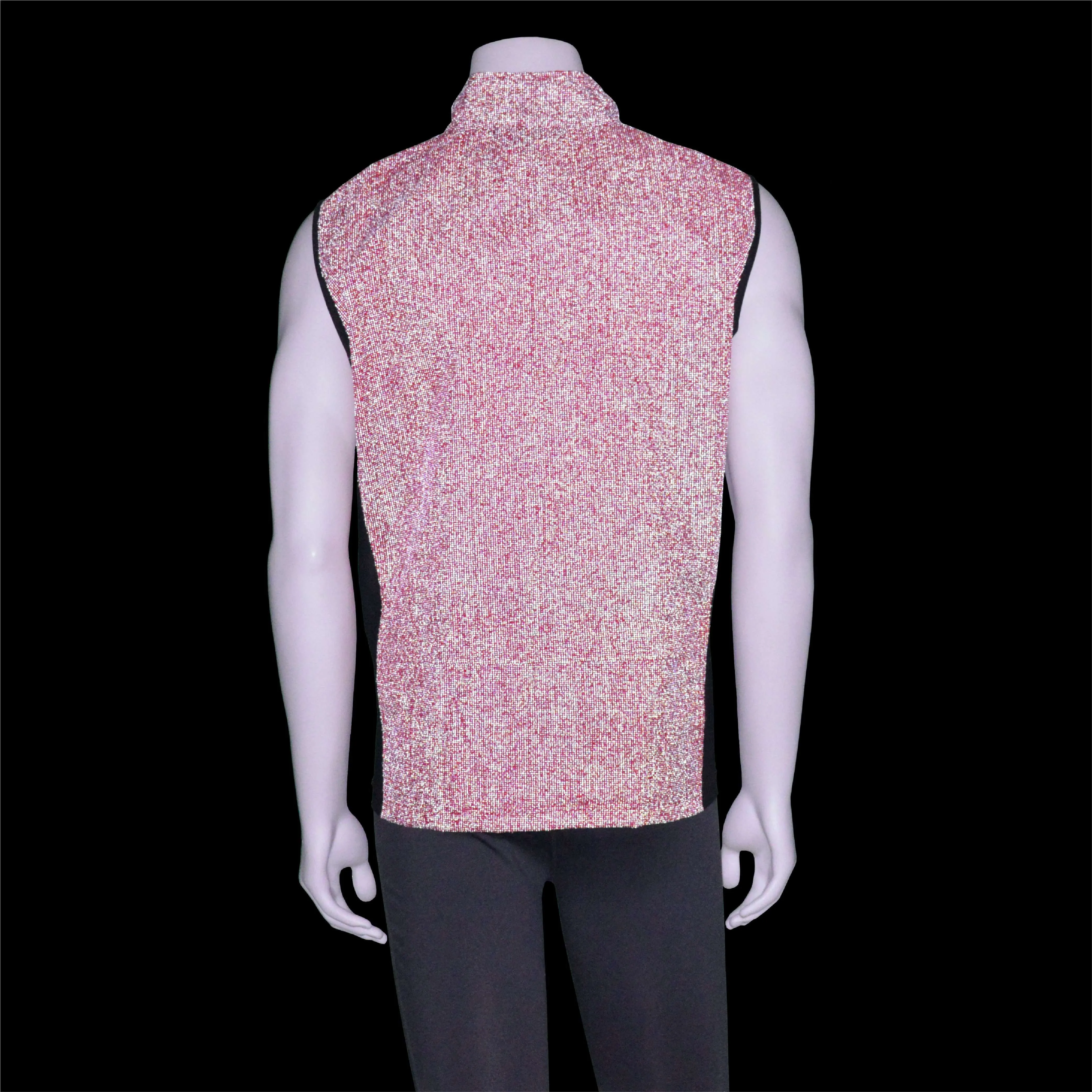 FINAL SALE: Men's Newport Packable Reflective Vest in Red
