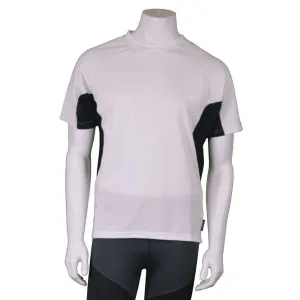 FINAL SALE: Men's Pulse Reflective Short Sleeve T-Shirt in White/Black