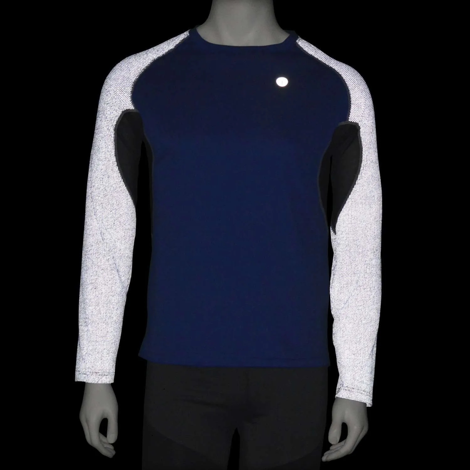 FINAL SALE: Sentinel Reflective Men's Long Sleeve Shirt in Cobalt/Graphite