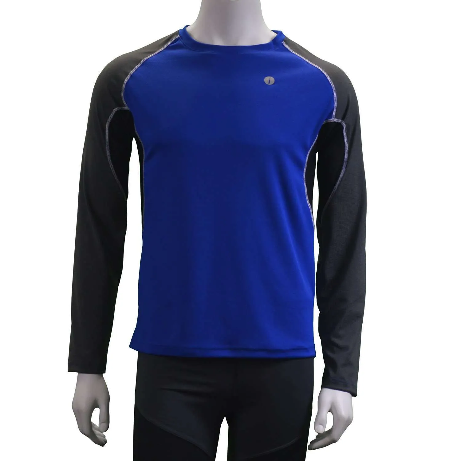 FINAL SALE: Sentinel Reflective Men's Long Sleeve Shirt in Cobalt/Graphite
