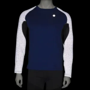 FINAL SALE: Sentinel Reflective Men's Long Sleeve Shirt in Cobalt/Graphite