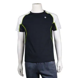 FINAL SALE: Sentinel Reflective Men's Short Sleeve Shirt in Black/White