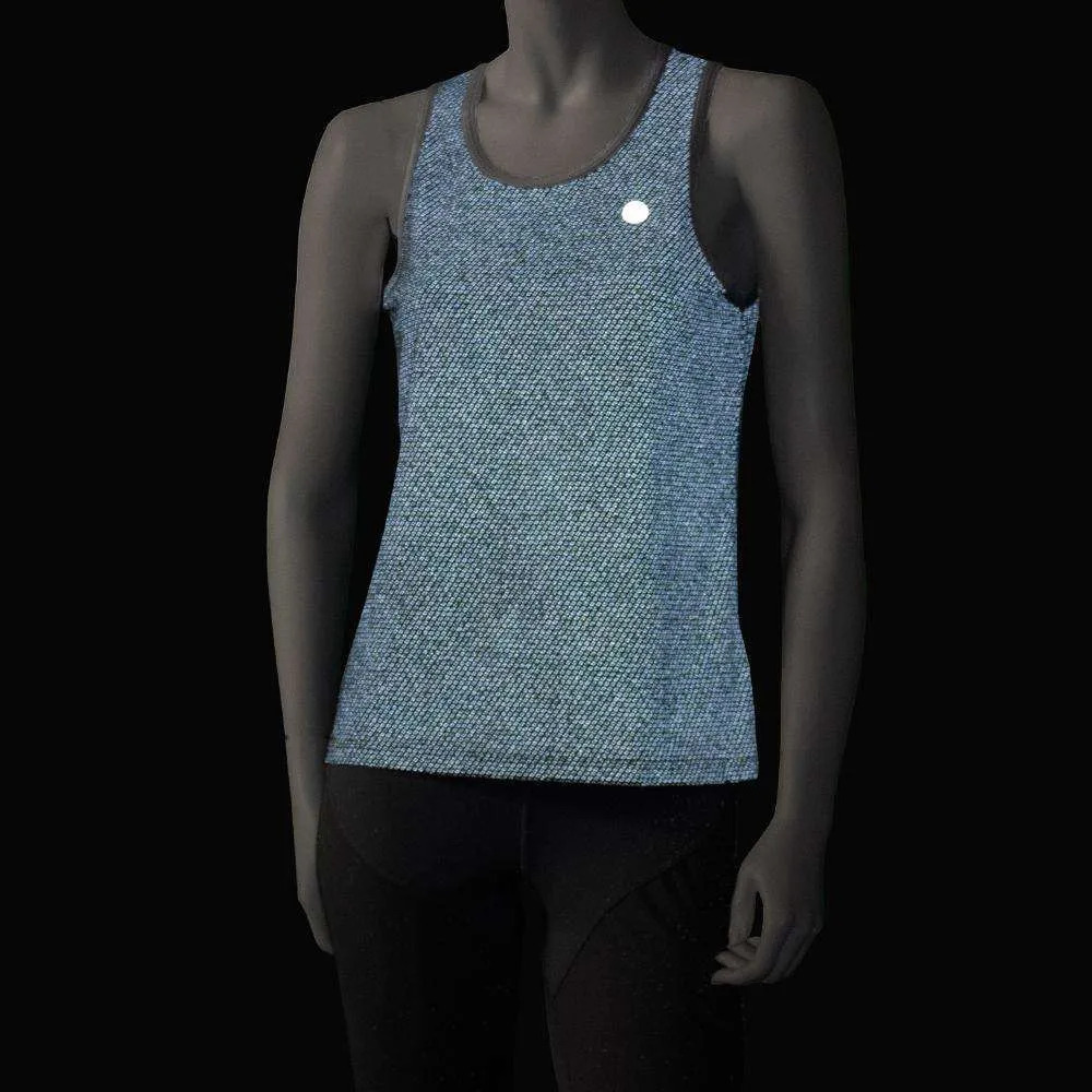 FINAL SALE: Women's Reflective Vigor Singlet in Graphite