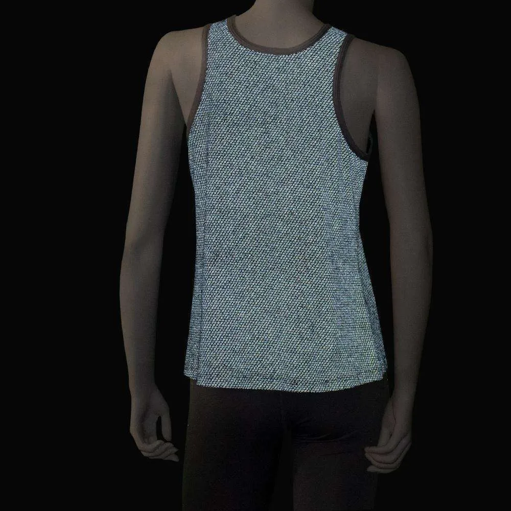 FINAL SALE: Women's Reflective Vigor Singlet in Graphite