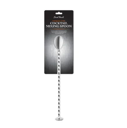 Final Touch Cocktail Mixing Spoon, Stainless Steel