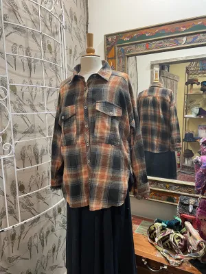 Flannel Button Down Shirt by Pol GWT113