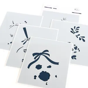 Floral Bauble stencil