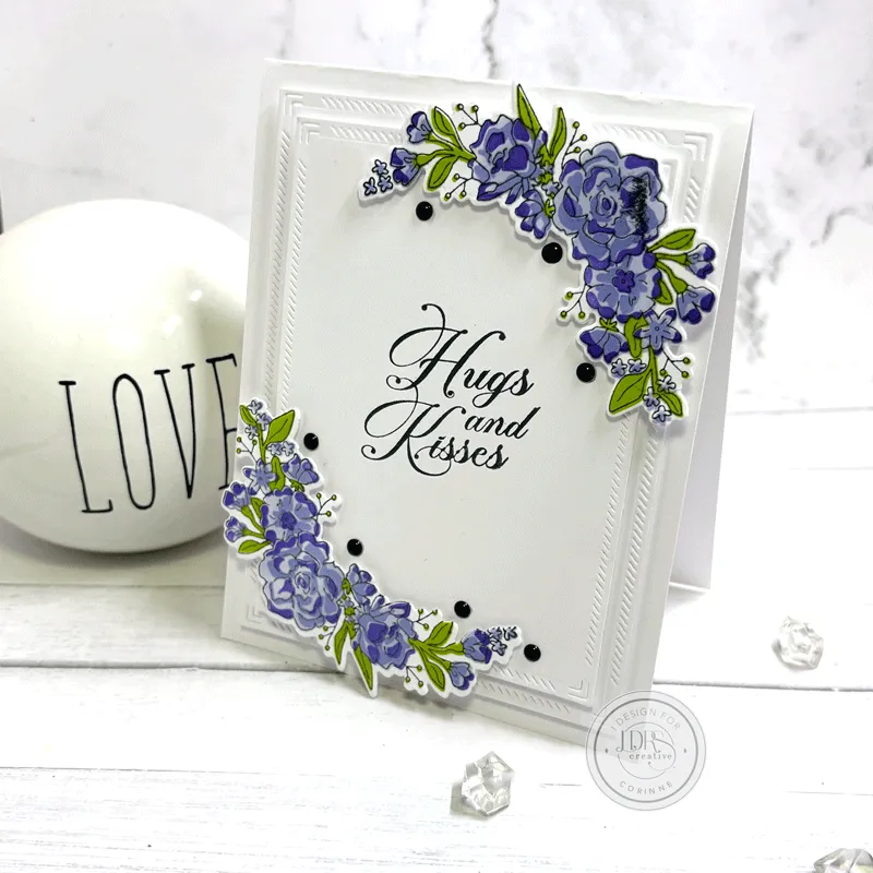 Floral Swag Stamps, Dies, and Layering Stencils Bundle
