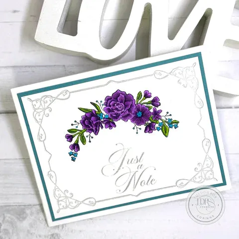 Floral Swag Stamps, Dies, and Layering Stencils Bundle