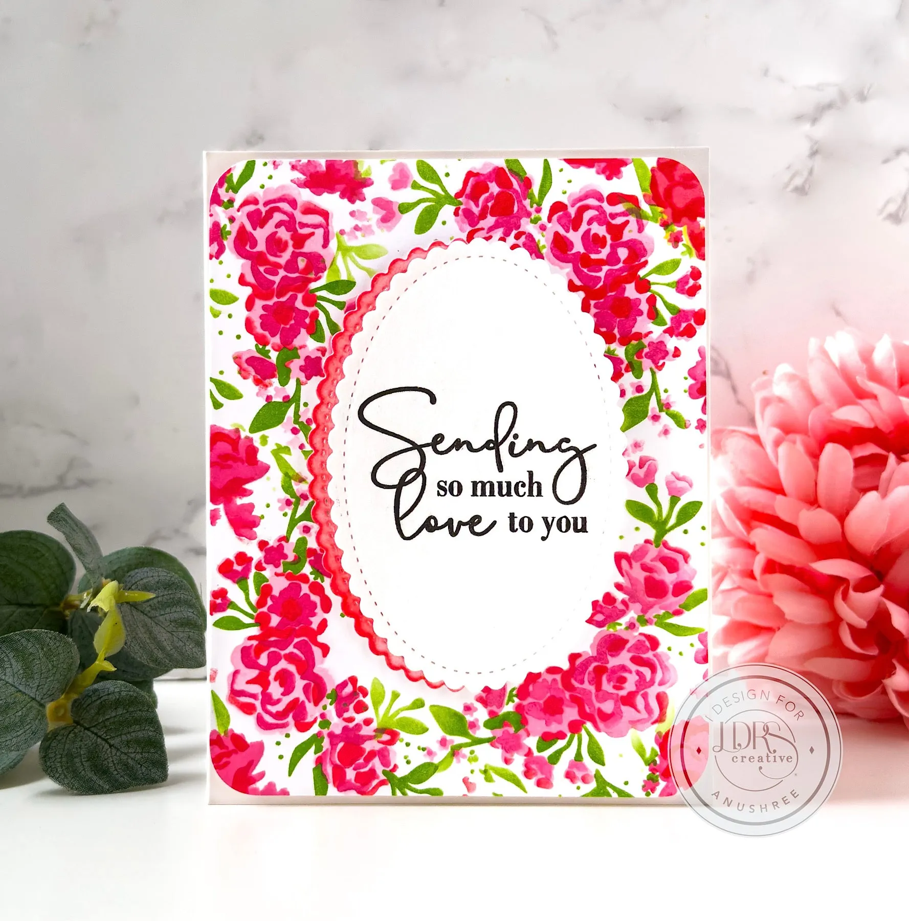 Floral Swag Stamps, Dies, and Layering Stencils Bundle