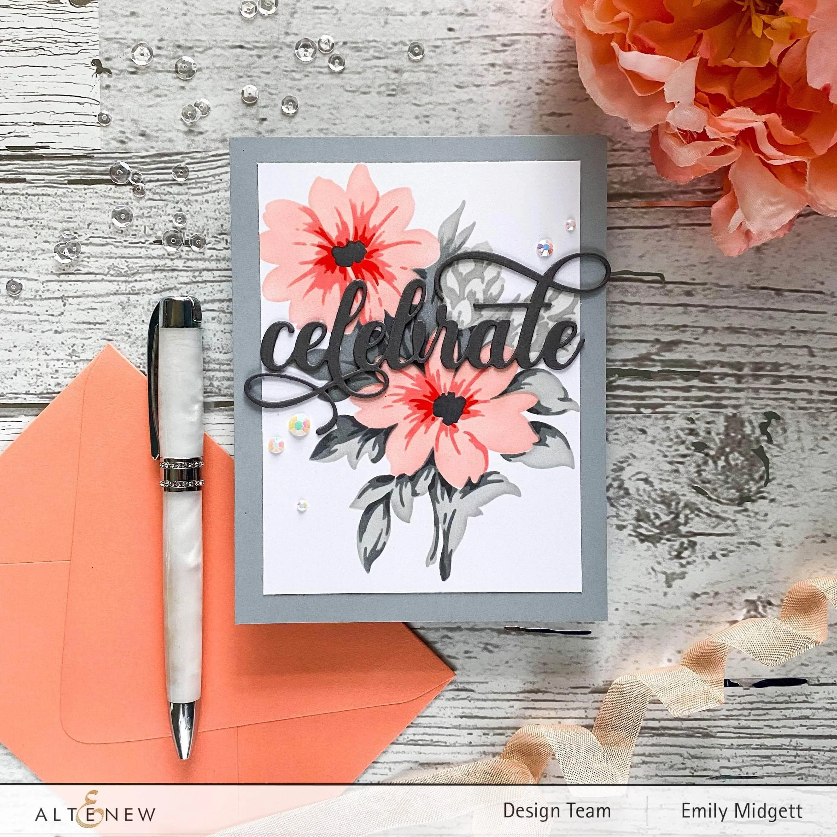 Flower Bunch Layering Stencil & Die Bundle