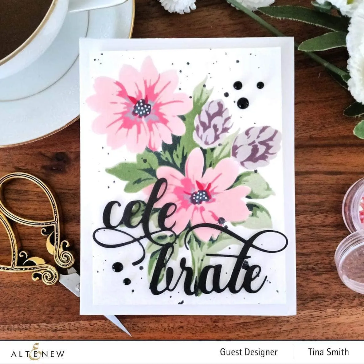 Flower Bunch Layering Stencil & Die Bundle