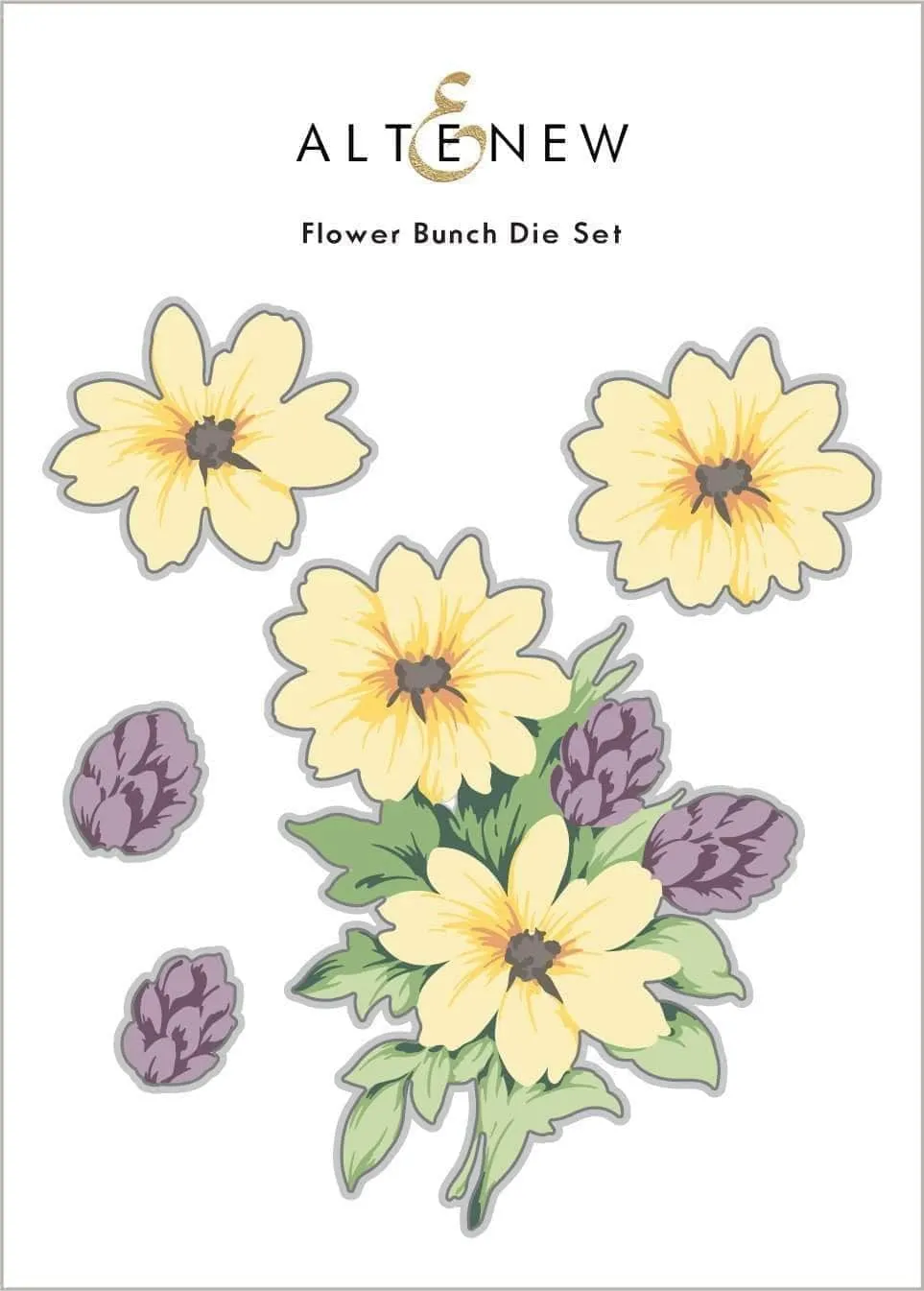 Flower Bunch Layering Stencil & Die Bundle