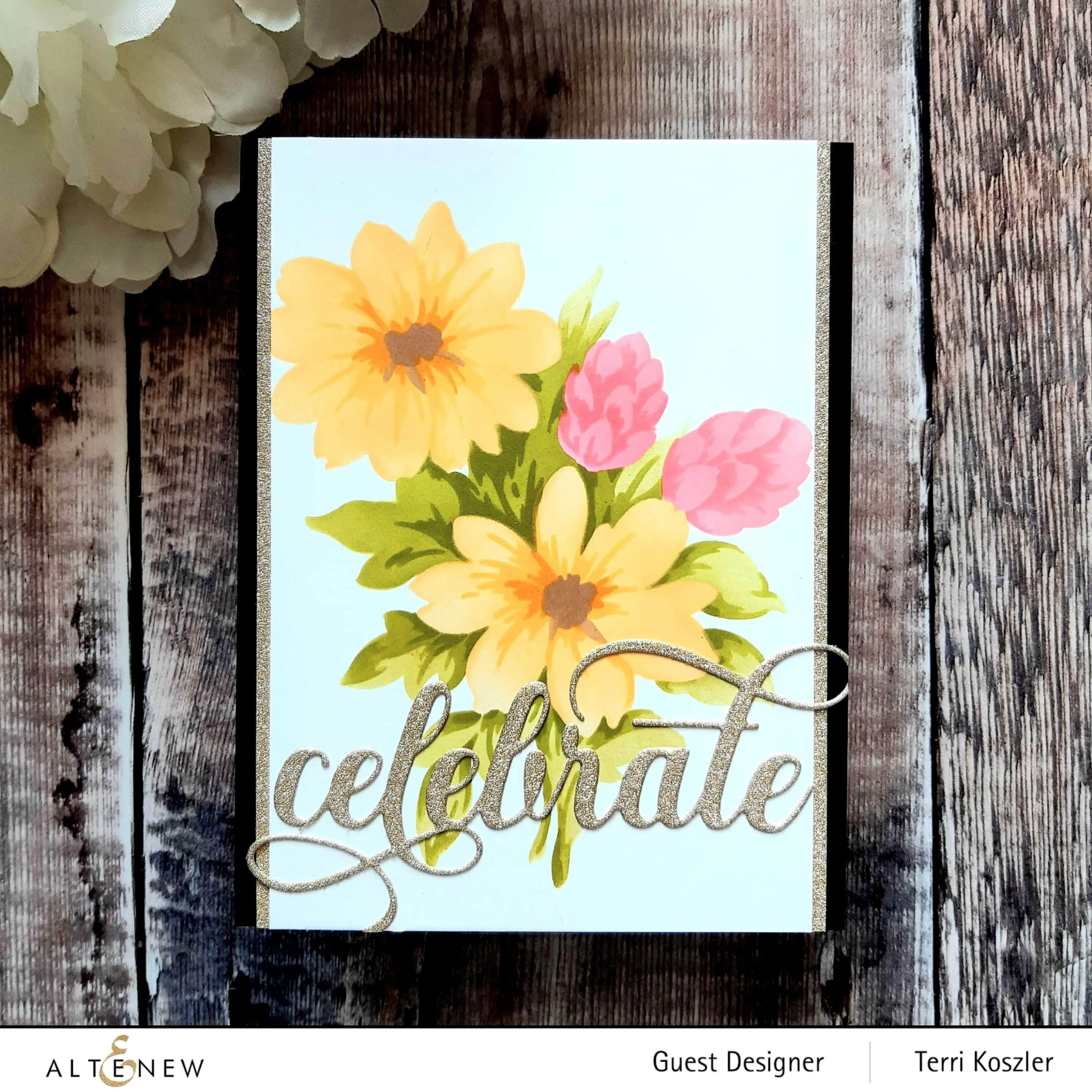 Flower Bunch Layering Stencil & Die Bundle
