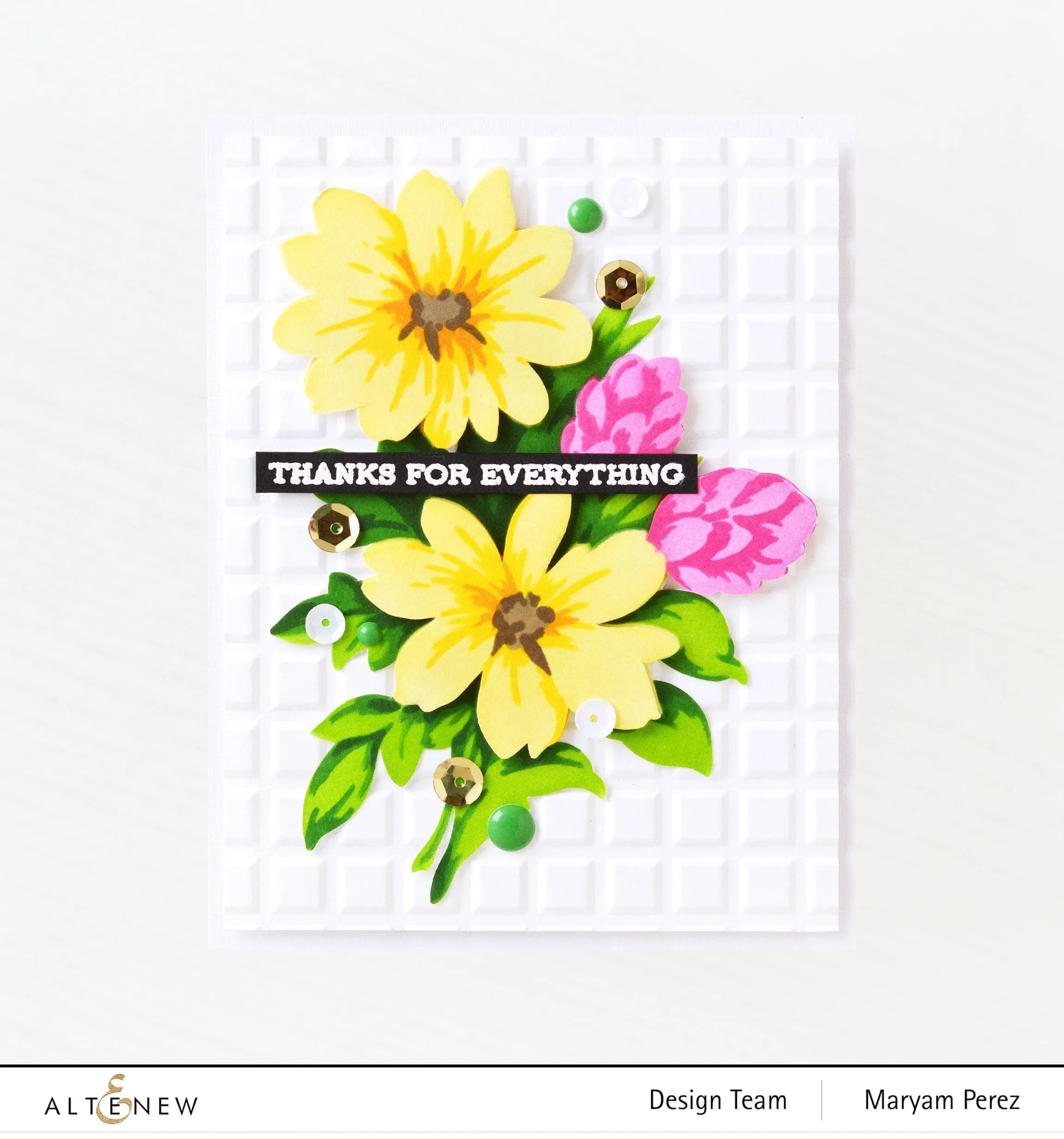 Flower Bunch Simple Layering Stencil Set (4 in 1)