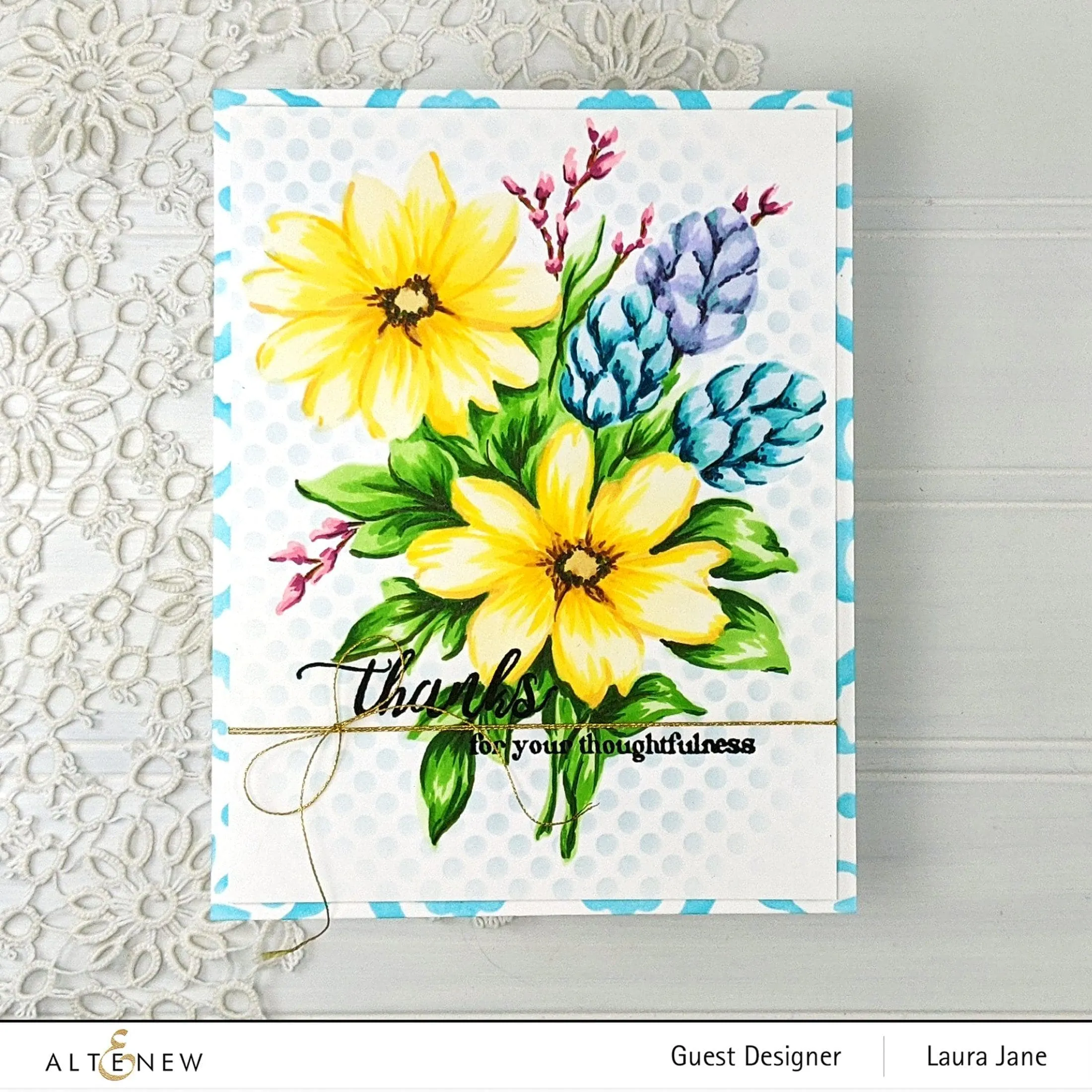 Flower Bunch Simple Layering Stencil Set (4 in 1)
