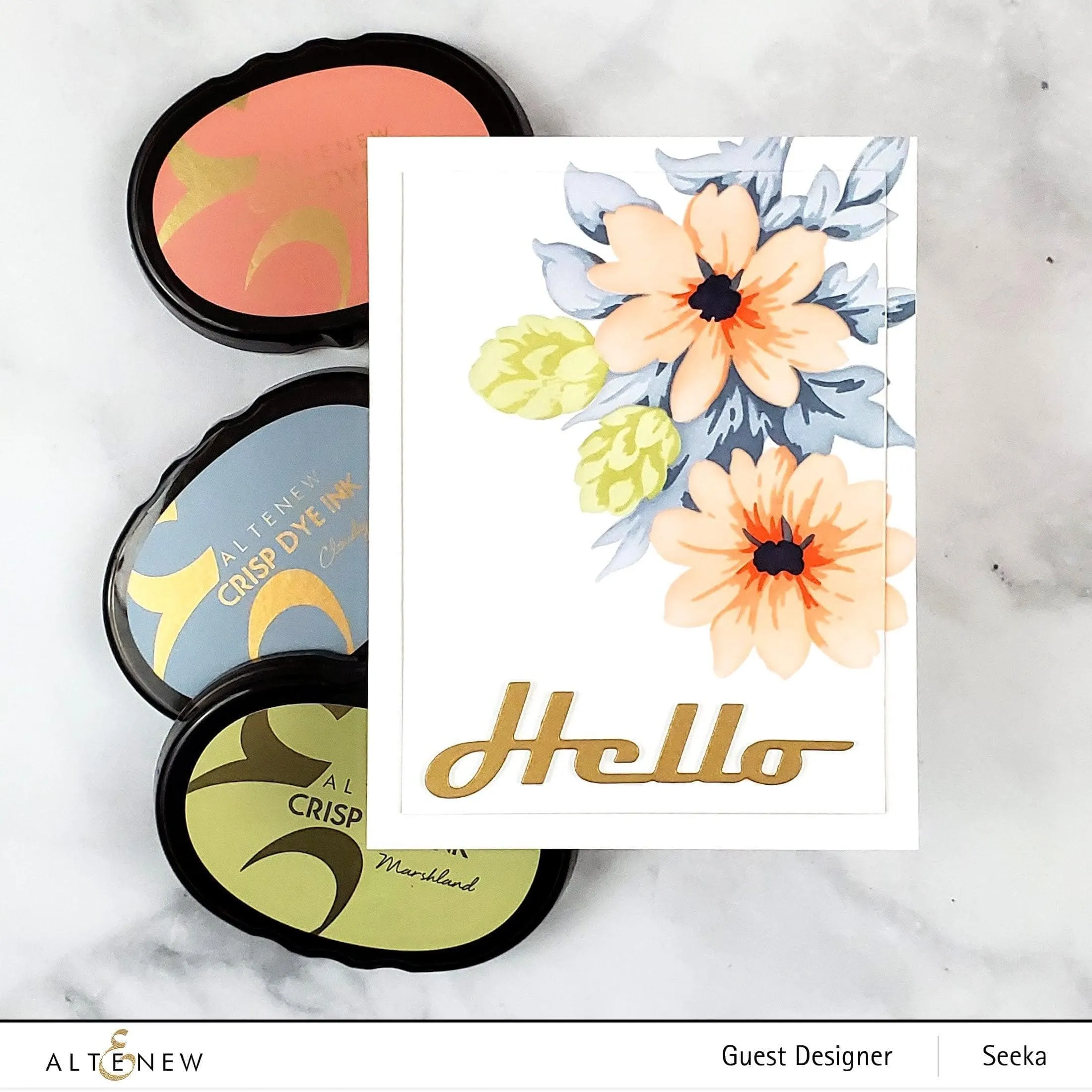 Flower Bunch Simple Layering Stencil Set (4 in 1)