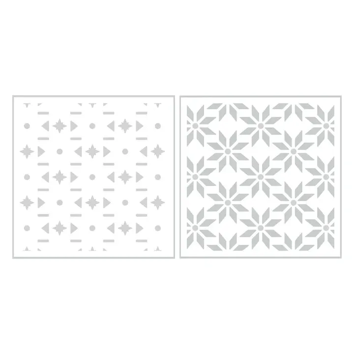 Folk Star Layered Stencils (2 pack)