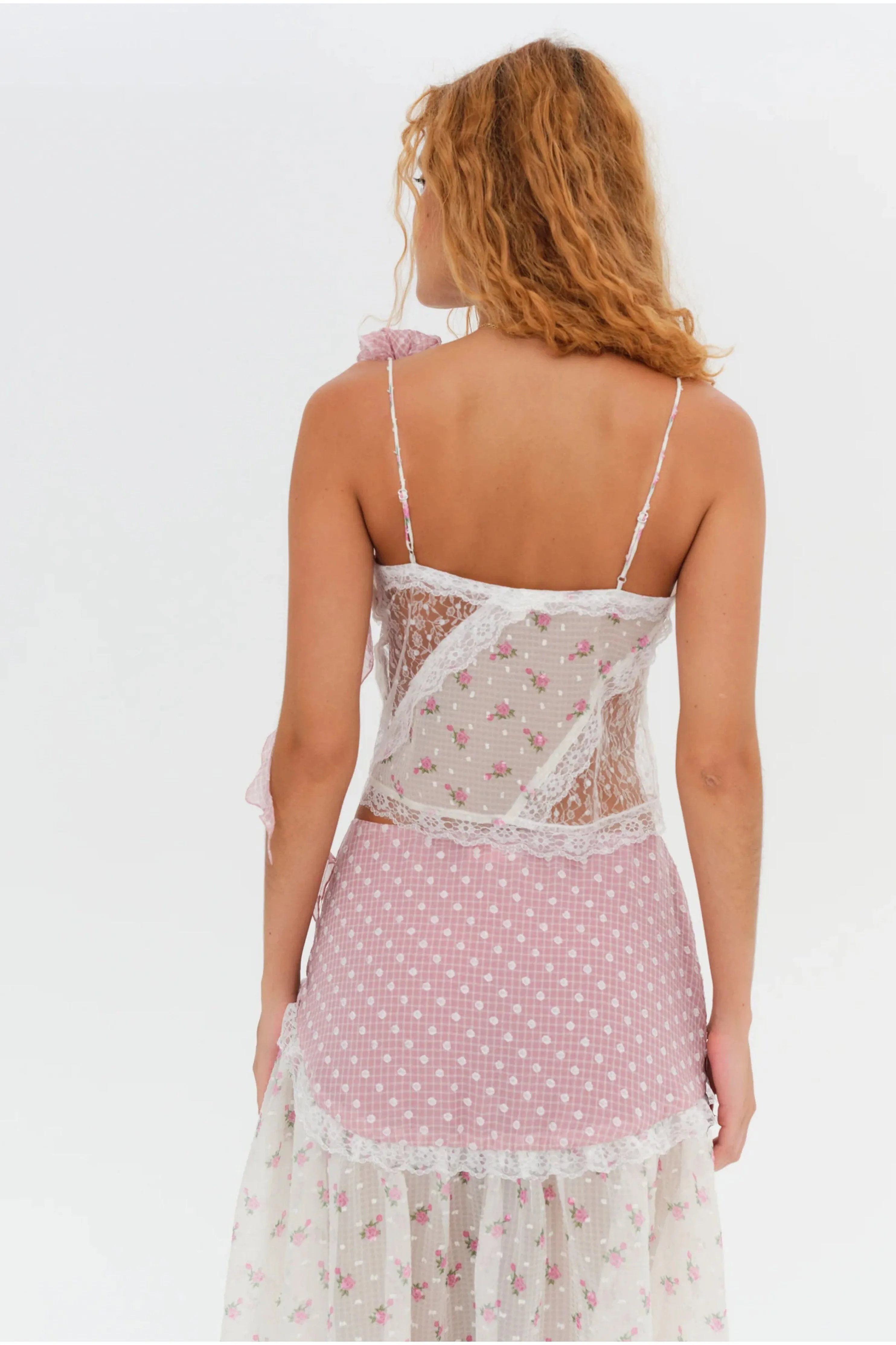 FOR LOVE & LEMONS | Francine Top - Pink