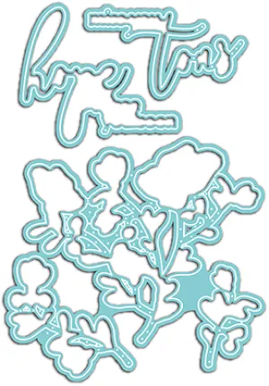 Forget Me Not Coordinating Dies
