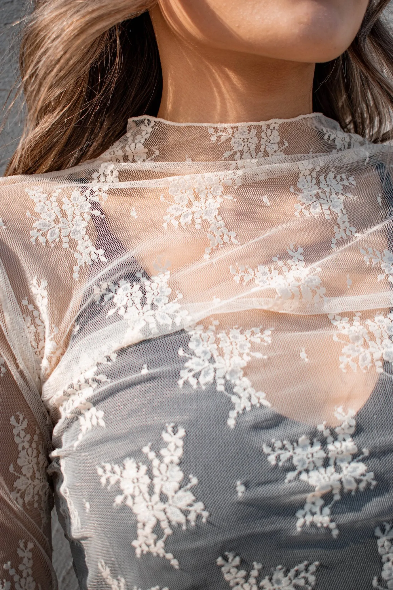 Free People: Lady Lux Layering Top in Evening Cream