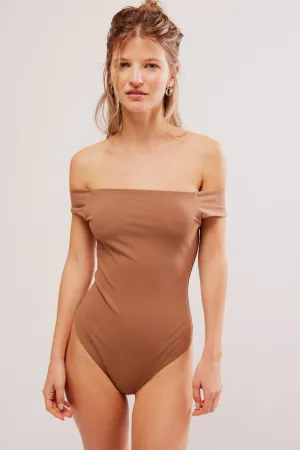 Free People Off To The Races Bodysuit