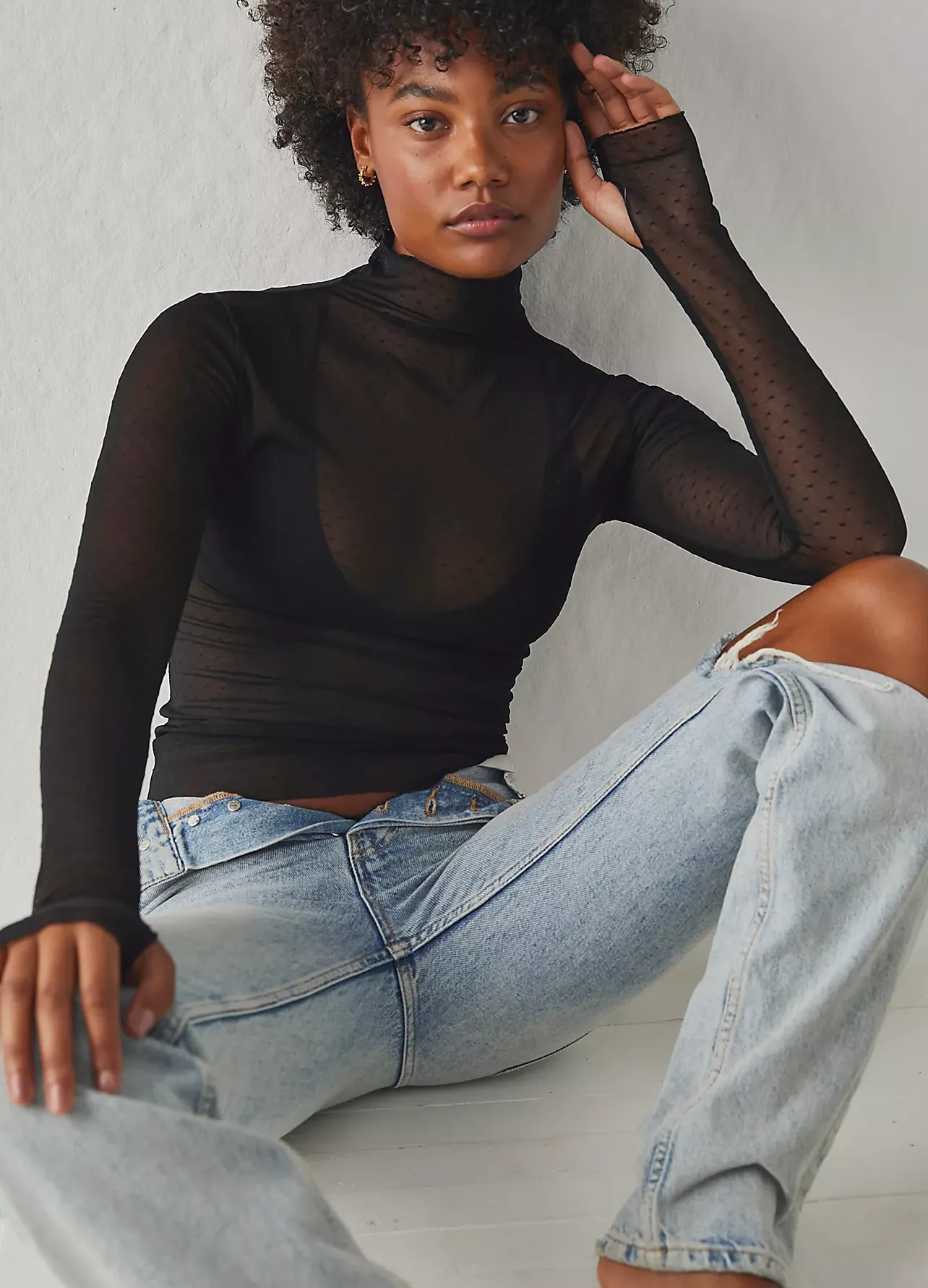 Free People On The Dot Layering Top
