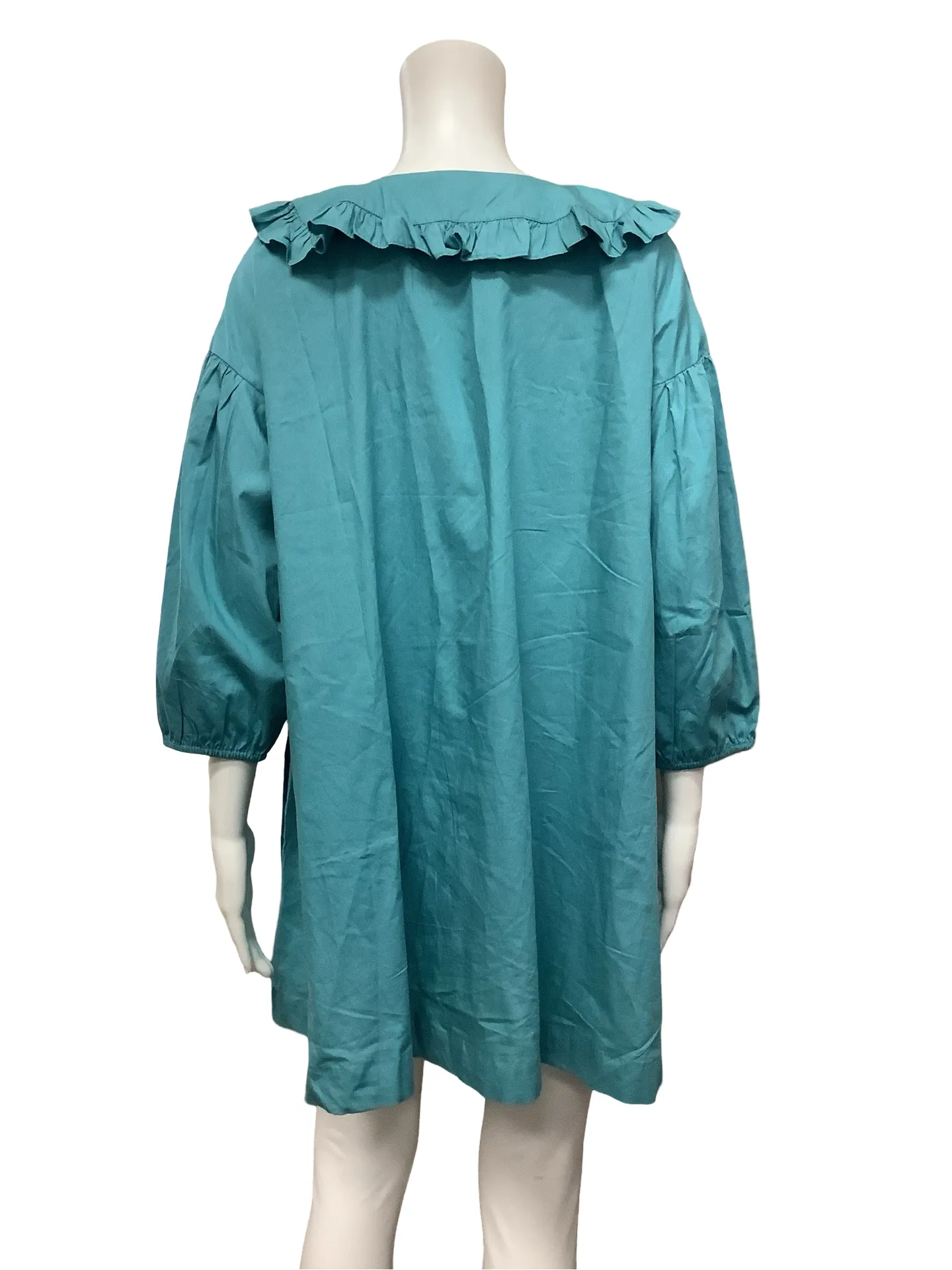 Free People Top Blue Peasant Tunic Size: S