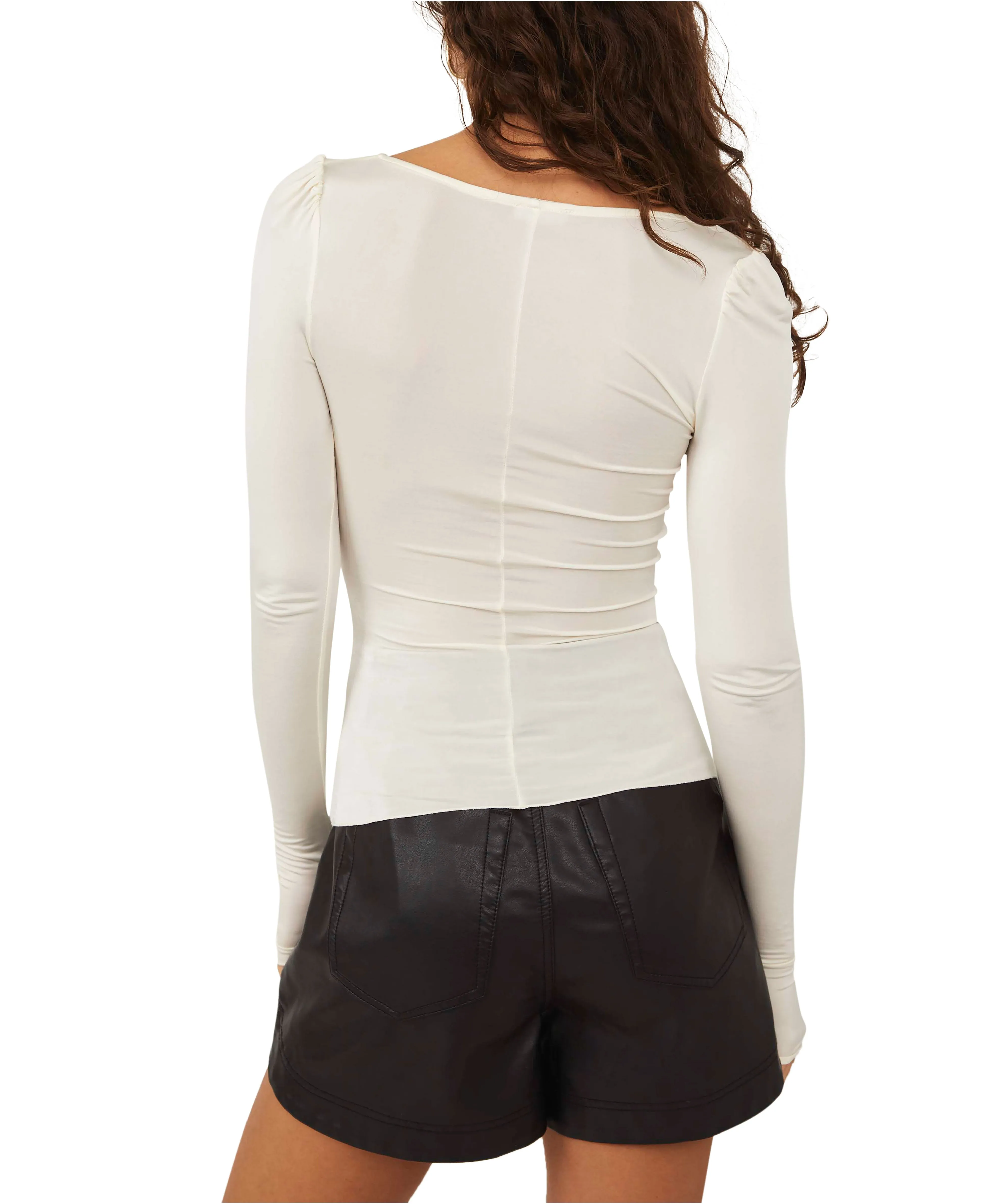 Free People Wind Down Layering Top