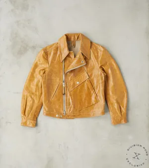 French Air Force Zephyr Jacket - Amber Glazed French Lambskin