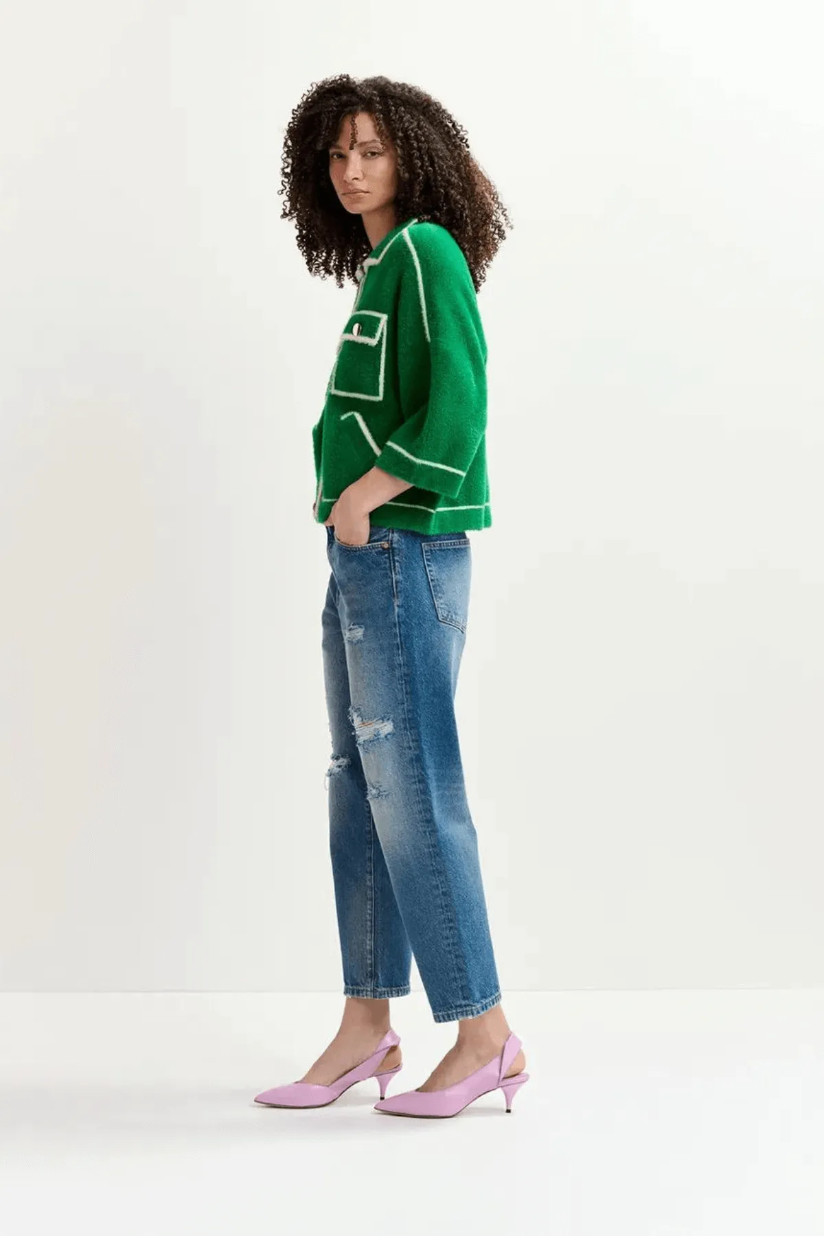 GALENA FURRY KNITTED JACKET HULK