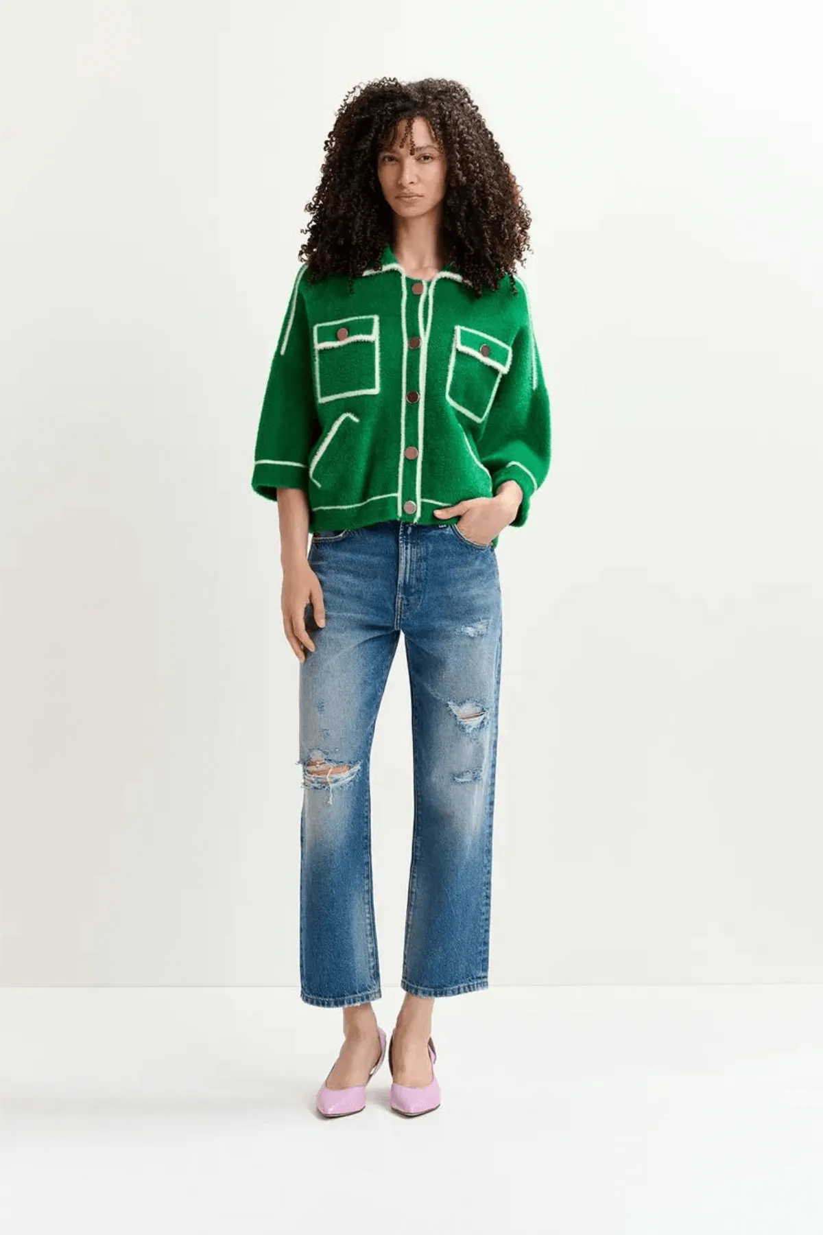 GALENA FURRY KNITTED JACKET HULK