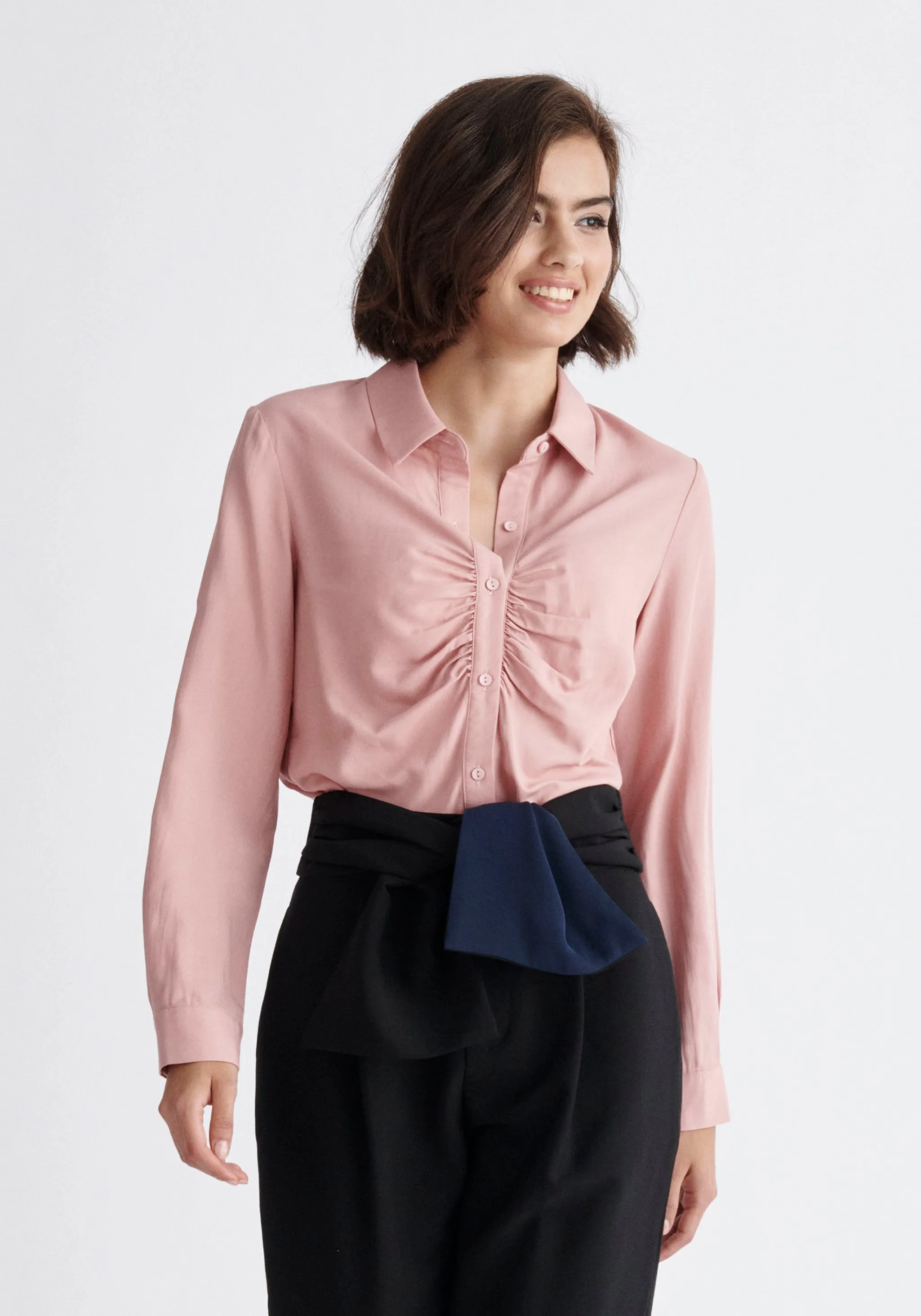 Gathered Front Shirt