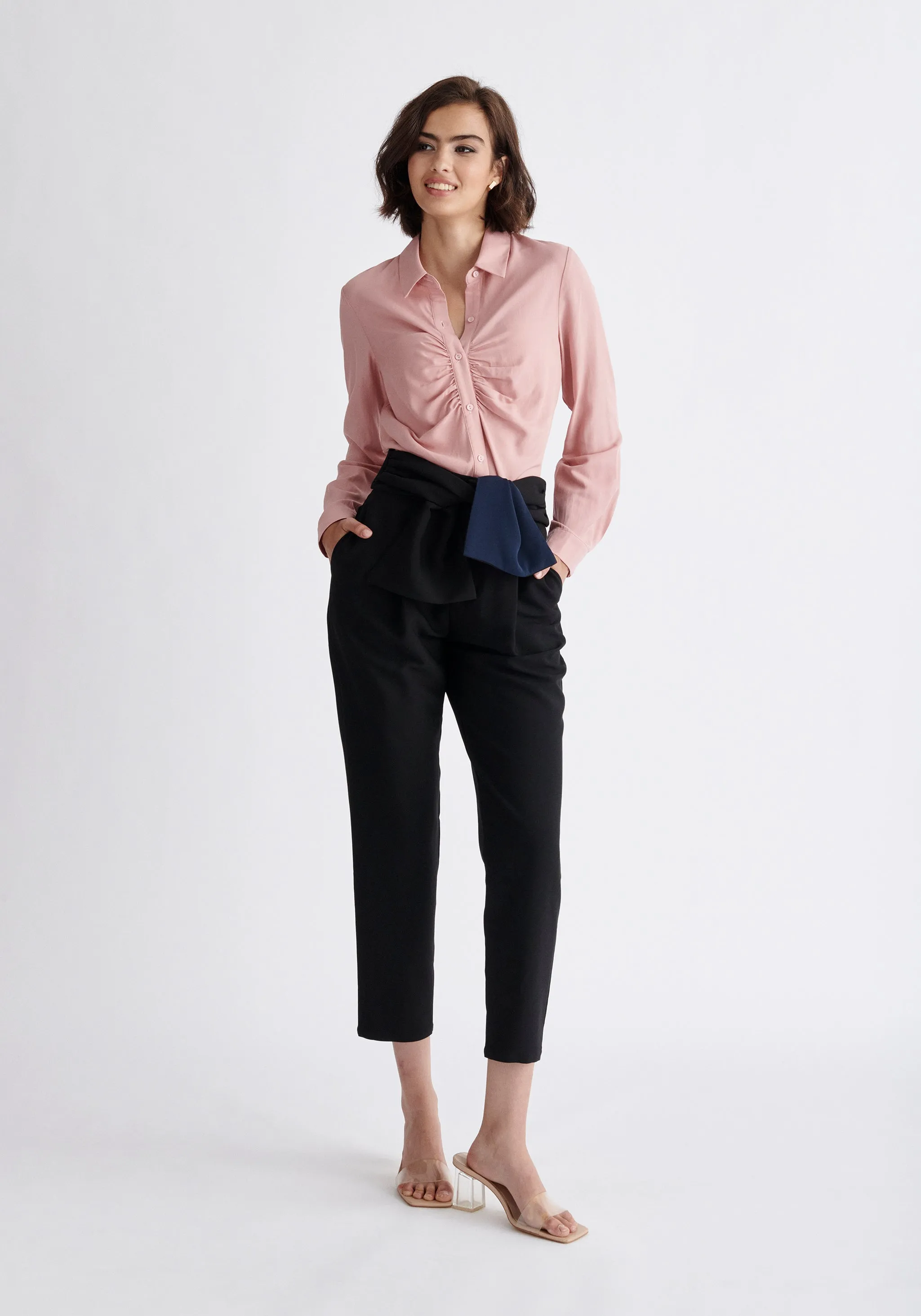 Gathered Front Shirt