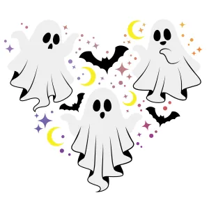 Ghost Heart Mixed Media Layering Stencil