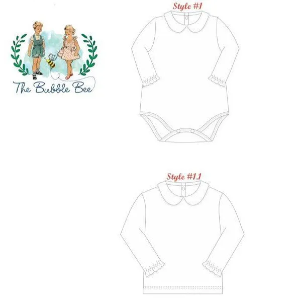 Girl Long Sleeve Pima Cotton Layering Shirt