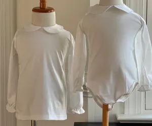 Girl Long Sleeve Pima Cotton Layering Shirt