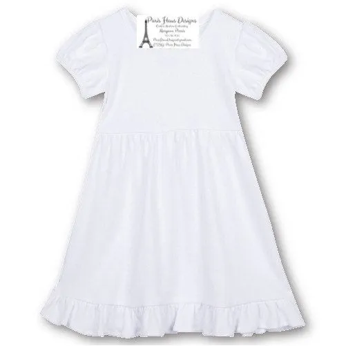 Girls Fringe Flag Monogram Dress